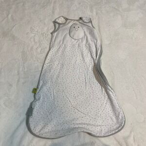 Nested Bean Zen Sack Classic Sleep Bag M 6-15M 16-26lbs White‎ Polka Dot Stars